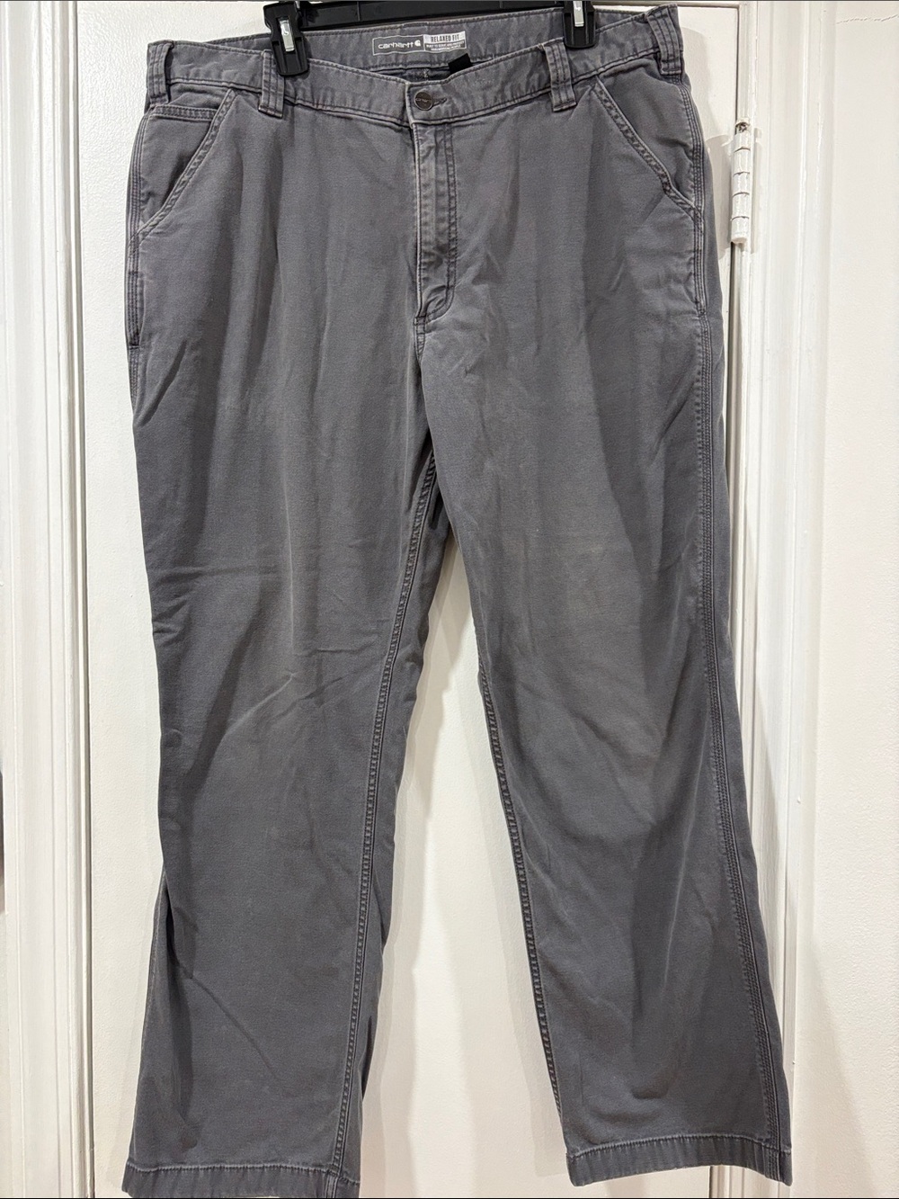 Carhartt Men's Gray relaxed fit pants